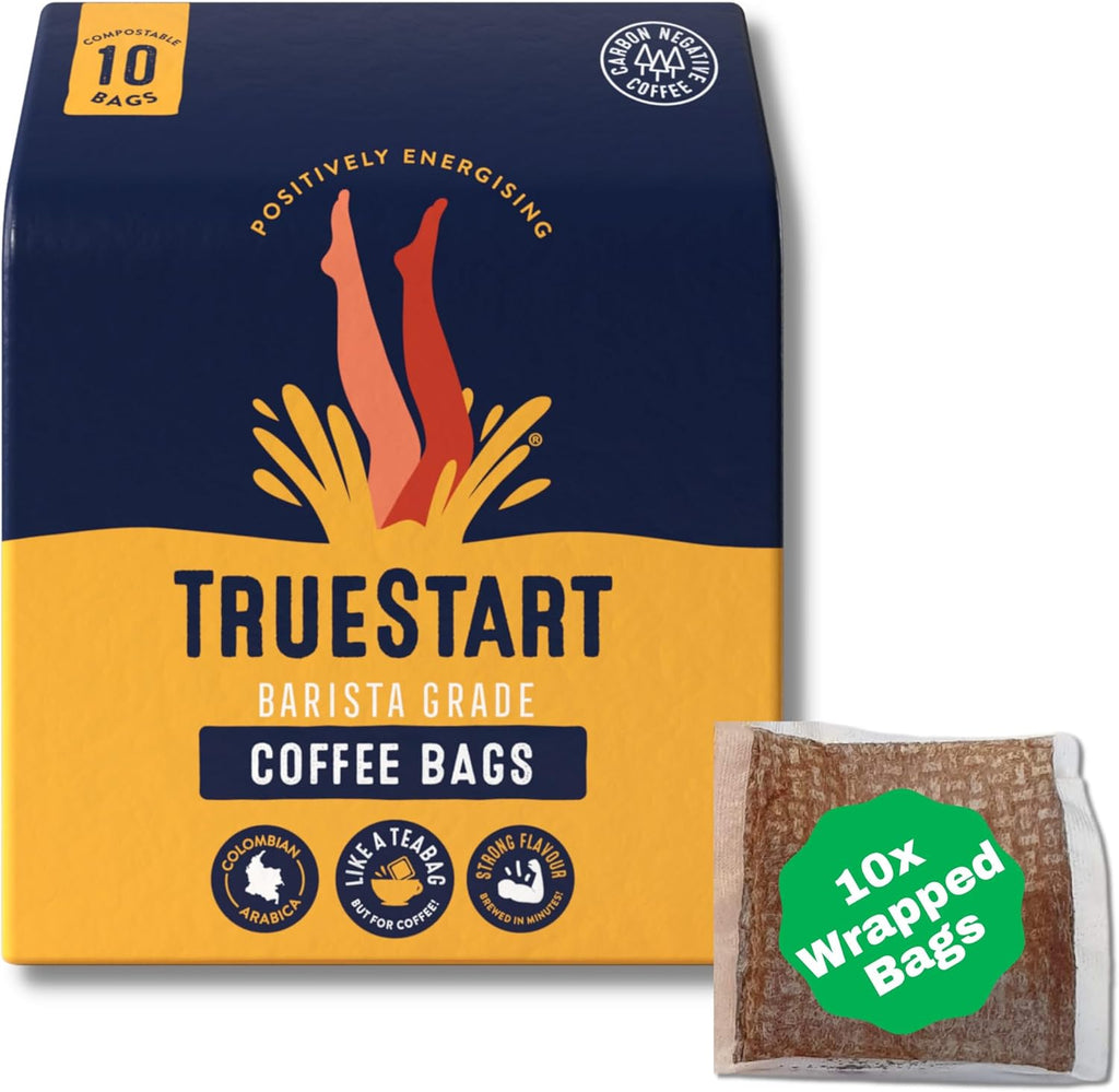 Coffee Bags, Smooth Energising Colombian, 1 Pack, 10 Loose Bags